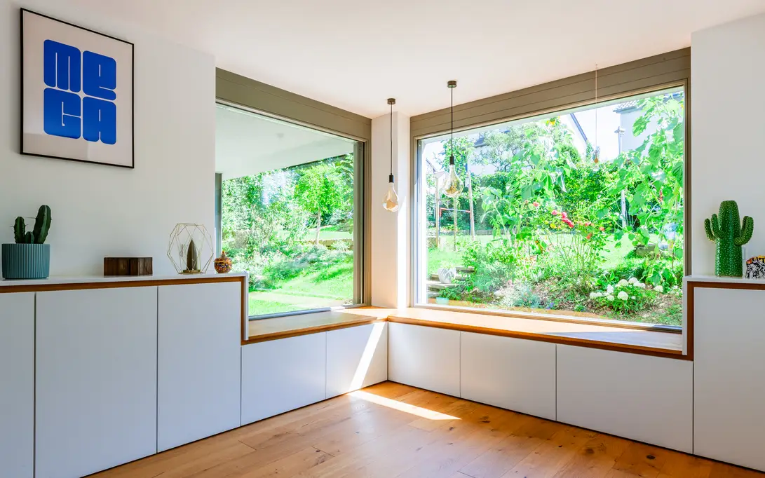 Projekt von sontho Architekten: EinfamilienwohnhausNeckar16 in Besigheim, D